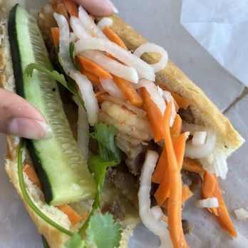 Banh Mi Blvd - 11. Surf & Turf (Pork and Shrimp) - Sandwiches Near Me - San Diego, California Banh Mi Blvd - 11. Surf & Turf (Pork and Shrimp) - Sandwiches Near Me - San Diego, California