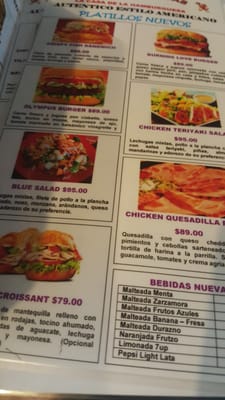 Menu photo 2 Las Guacamayas Oaxaca, OAX