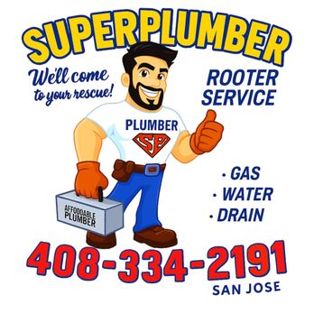 Super Plumber Rooter Service - Logo - Plumbing Near Me - San Jose, California Super Plumber Rooter Service - Logo - Plumbing Near Me - San Jose, California