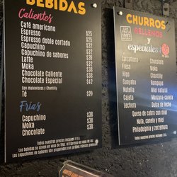 Churrería General de la Republica - Menu-12/07/22