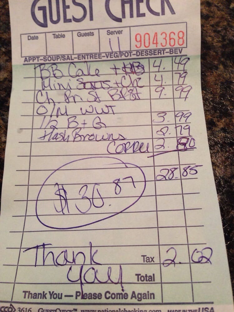 Food from Lakeshore Cafe