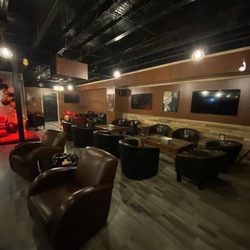 The Commissioners Cigar Lounge - Back room, tons of nice seating