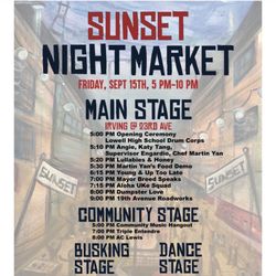 Sunset Night Market - Advertisement