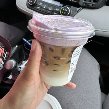 Starbucks - Iced Iced Ube Coconut Macchiato - Coffee & Tea Near Me - Woodbridge, Virginia Starbucks - Iced Iced Ube Coconut Macchiato - Coffee & Tea Near Me - Woodbridge, Virginia