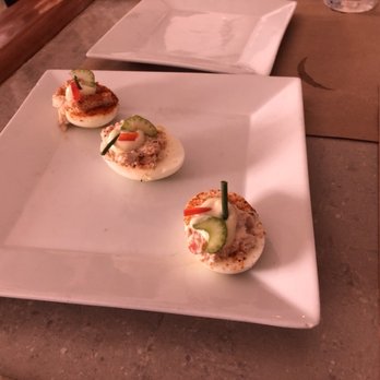 Spritz Stuart - Lump crab deviled eggs - Tapas/Small Plates Near Me - Stuart, Florida