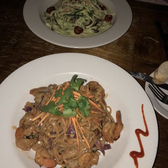 Millie's Diner - Spicy Thai Shrimp and Zucchini Noodles in creamy sauce - New American Near Me - Richmond, Virginia Millie's Diner - Spicy Thai Shrimp and Zucchini Noodles in creamy sauce - New American Near Me - Richmond, Virginia