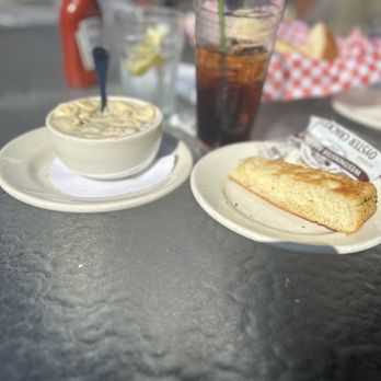 Anthony's Beach Cafe - two plates of food on a table - Seafood Near Me - Edmonds, Washington