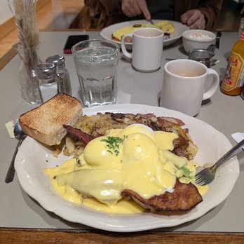 Maltby Cafe - Today's special, Eggs Benedict! - American Near Me - Snohomish, Washington