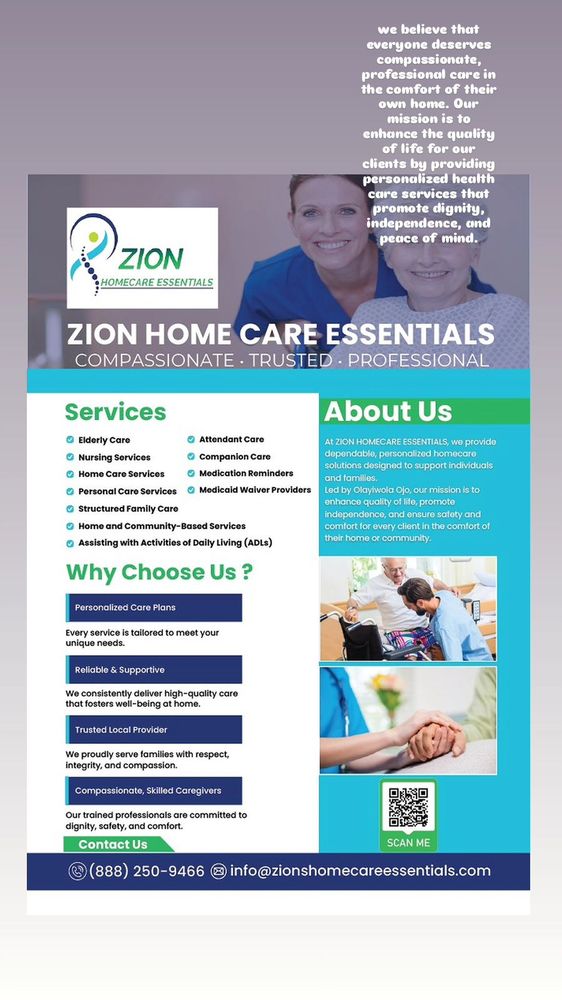 Zions Homecare Services - home care agency in Indianapolis, IN
