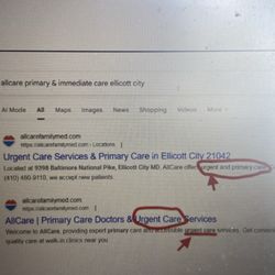 AllCare Primary & Immediate Care - They are listed as an urgent care center, even though they deny it. Currently going through an insurance nightmare because of this.
