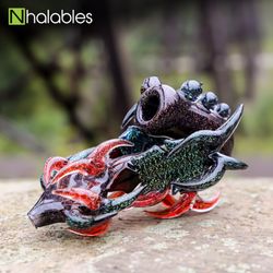 Nhalables - Sherlock Collaboration between two Ohio based artists Redbone Glass and Moonboot710