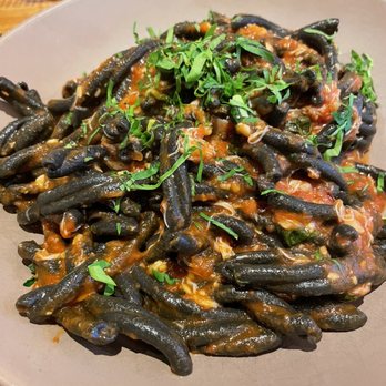 Kassi Beach - Crab with squid ink pasta. Yum. - Italian Near Me - Las Vegas, Nevada