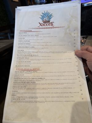 Menu photo 8 Xicote Cocina Mexicana Walnut Creek, CA