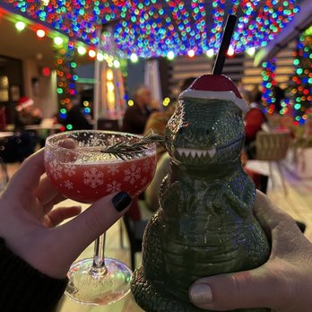 Floor 13 Rooftop Bar - Christmapolitan and Grandma Got Run Over By A T. Rex - Cocktail Bars Near Me - Phoenix, Arizona