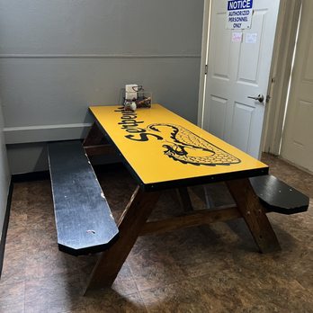 Old Nevada Pizza - Tables in the back room, perfect for a family there are two of these tables back there. - Pizza Near Me - Hawthorne, Nevada Old Nevada Pizza - Tables in the back room, perfect for a family there are two of these tables back there. - Pizza Near Me - Hawthorne, Nevada