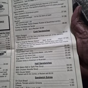 Katz's Delicatessen - Menu - Delis Near Me - New York, New York Katz's Delicatessen - Menu - Delis Near Me - New York, New York