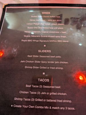 Menu photo 1 The MARAJ Restaurant & Lounge Nyack, NY