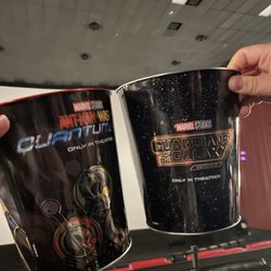 Cinemark - Grapevine - Special edition popcorn buckets - $13 filled with popcorn, no refills available