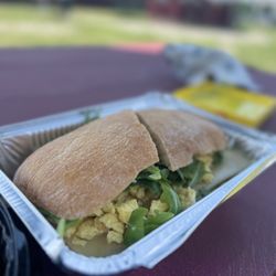 Lookout Farm Brewing & Cider - Breakfast sandwich