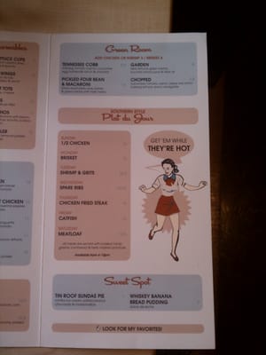 Menu photo 7 Tin Roof Memphis, TN