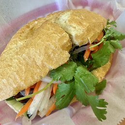Grilled pork banh mi Grilled pork banh mi