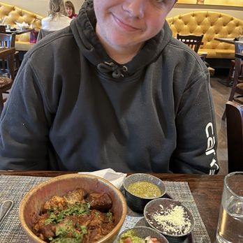 The Battleground - Pookie bear eating his carnitas - Mexican Near Me - Kent, Ohio