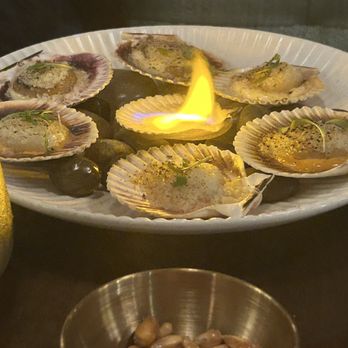 Katana Cocina Nikkei - Scallops Katana (flambeed) - Japanese Near Me - Weston, Florida