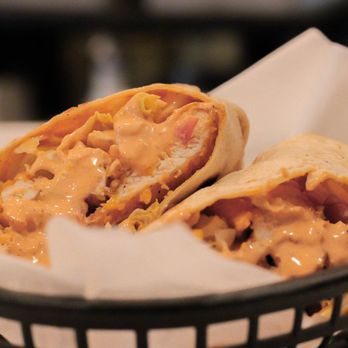 Downtown Niles Cafe - a burrito in a basket - Breakfast & Brunch Near Me - Niles, Michigan