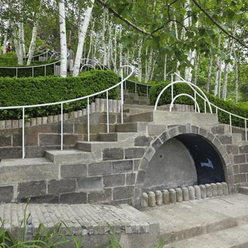 Naumkeag House - Staircase from the house, down to the cutting gardens - Museums Near Me - Stockbridge, Massachusetts