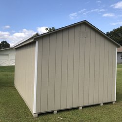 South Jersey Sheds and Gazebos - New shed from the back and side.
