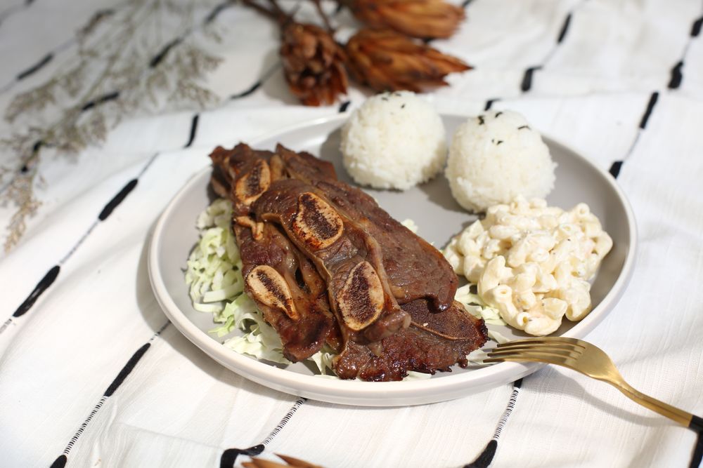 Food from Tim's Hawaiian BBQ