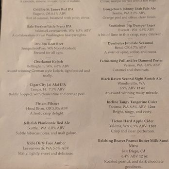 The Iron Duck Public House - beer menu - Burgers Near Me - North Bend, Washington The Iron Duck Public House - beer menu - Burgers Near Me - North Bend, Washington