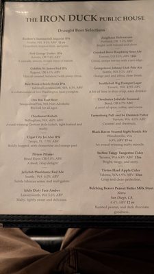 Menu photo 2 The Iron Duck Public House North Bend, WA Menu photo 2 The Iron Duck Public House North Bend, WA