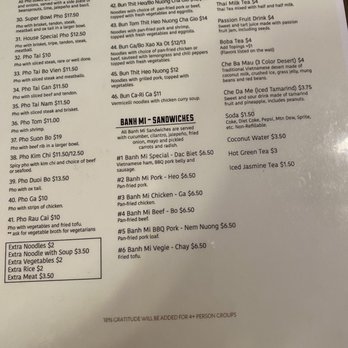 Pho Tasty - Pho side of menu - Vietnamese Near Me - Indianapolis, Indiana Pho Tasty - Pho side of menu - Vietnamese Near Me - Indianapolis, Indiana