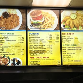 L&L Hawaiian Barbecue - Menu 12/7/22 - Hawaiian Near Me - Brea, California