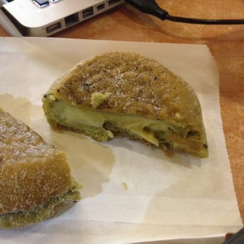 Cafe Dulce - Green Tea Custard Doughnut - Coffee & Tea Near Me - Los Angeles, California