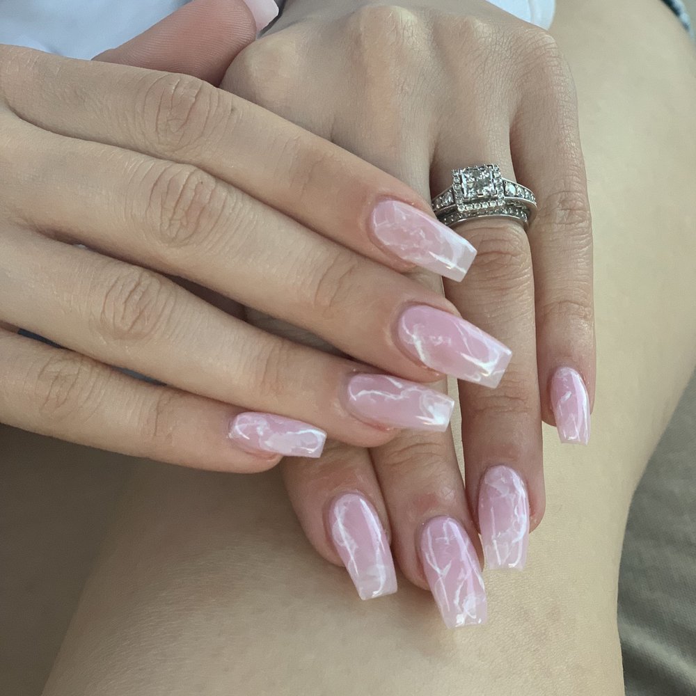 So In love with my marble nails joy did an amazing job she is so talented