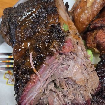 Rollin Smoke Barbeque - Beef rib, a bit smaller than I'd imagined, very smoky, very tender, juicy - Barbeque Near Me - Las Vegas, Nevada Rollin Smoke Barbeque - Beef rib, a bit smaller than I'd imagined, very smoky, very tender, juicy - Barbeque Near Me - Las Vegas, Nevada