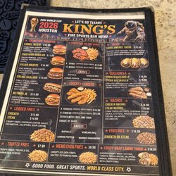 Menu 2026