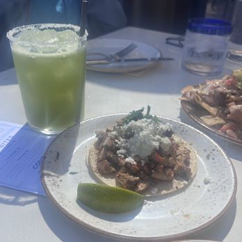 Margaritaville - Cucumber Margarita + Grilled Chicken Tacos - Seafood Near Me - Capitola, California