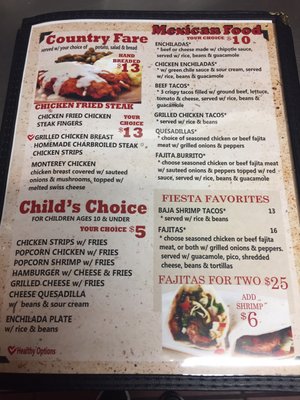 Menu photo 6 Margarita's Steakhouse Perryton, TX