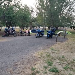 Goose Lake State Park - Fellow bike campers