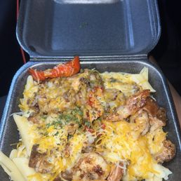 Jerk Chicken and Shrimp Pasta Jerk Chicken and Shrimp Pasta