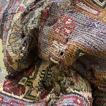 Seacliff Self Storage - Moth damage on antique Turkish rug - Self Storage Near Me - Huntington Beach, California Seacliff Self Storage - Moth damage on antique Turkish rug - Self Storage Near Me - Huntington Beach, California