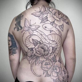 Rubano Designs - Backpiece outline. Work in progress! - Tattoo Near Me Rubano Designs - Backpiece outline. Work in progress! - Tattoo Near Me