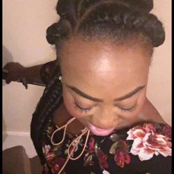 African Millennium Braids - Feed in braids