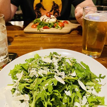 Jack Pallinos - Arugula and truffle burrata salads. 10/10 - Pizza Near Me - Dunedin, Florida