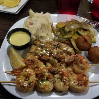 Crabby's Dockside - I had key lime grill and coconut shrimp and everything was amazing a full appetizers and dinner - Seafood Near Me - Clearwater Beach, Florida
