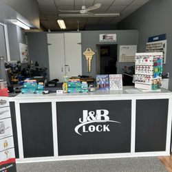 J and B Lock - Front counter j and b lock