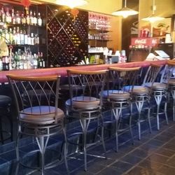 Szechuan Chinese Restaurant - Bar Stools and Wine Selection.